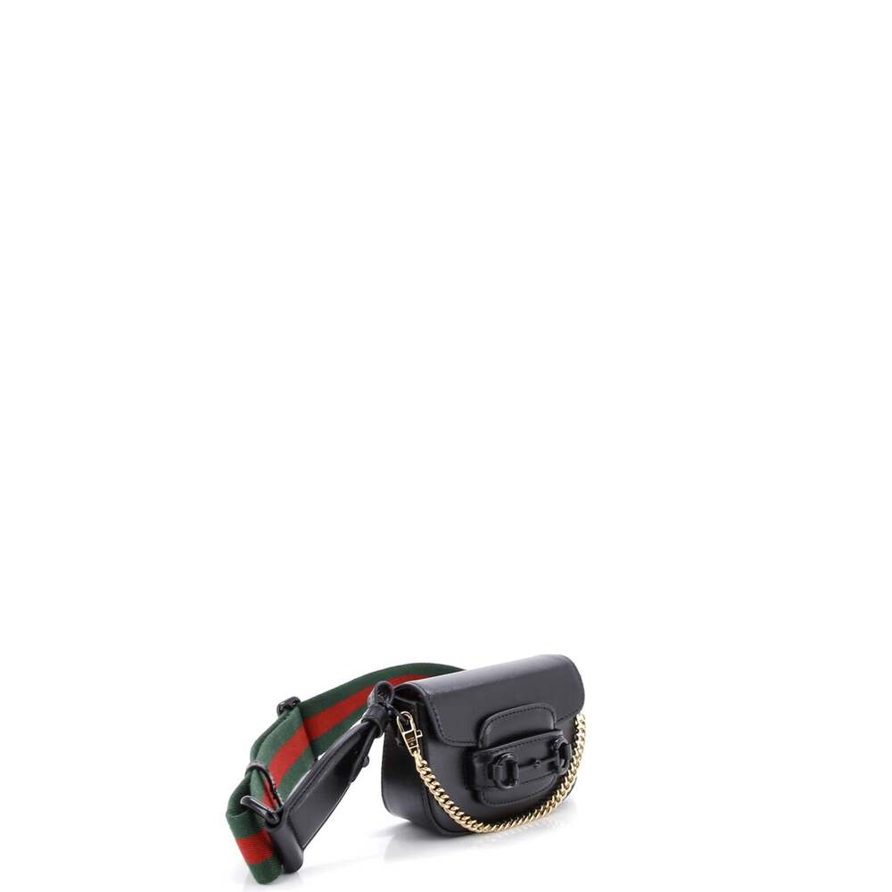 Gucci Horsebit Flap Wallet With Strap #204888G14B - Picture 2 of 6